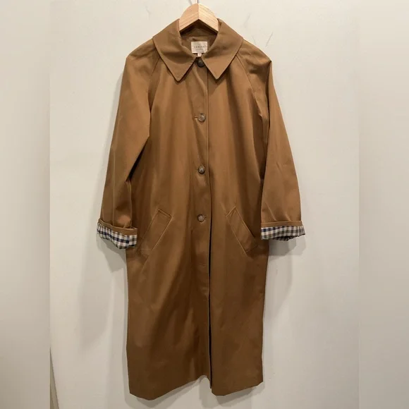 Sezane Clyde Trench Coat Camel - Size 6 - Picture 1 of 4